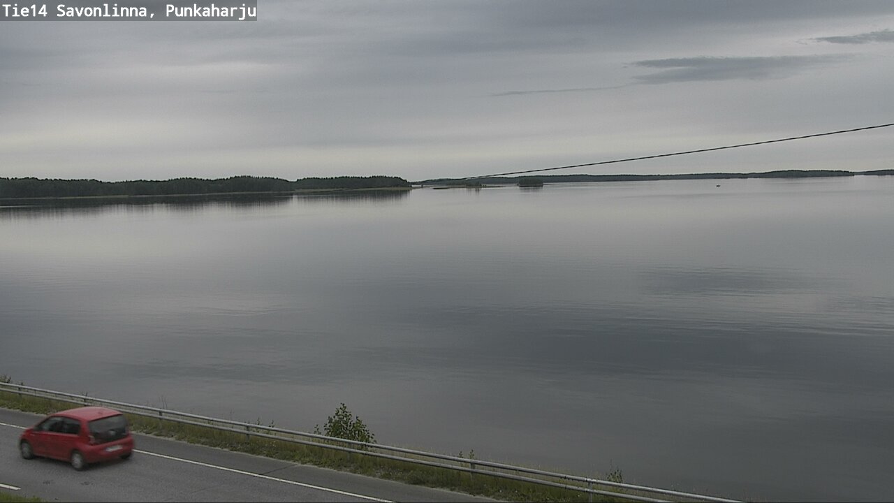 Weather Camera Image Väg 14 Savonlinna, Punkaharju, Savonlinna, Etelä-Savo
