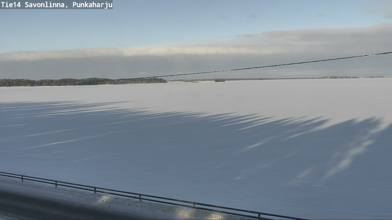 Weather Camera Image Road 14 Savonlinna, Punkaharju, Savonlinna, Etelä-Savo