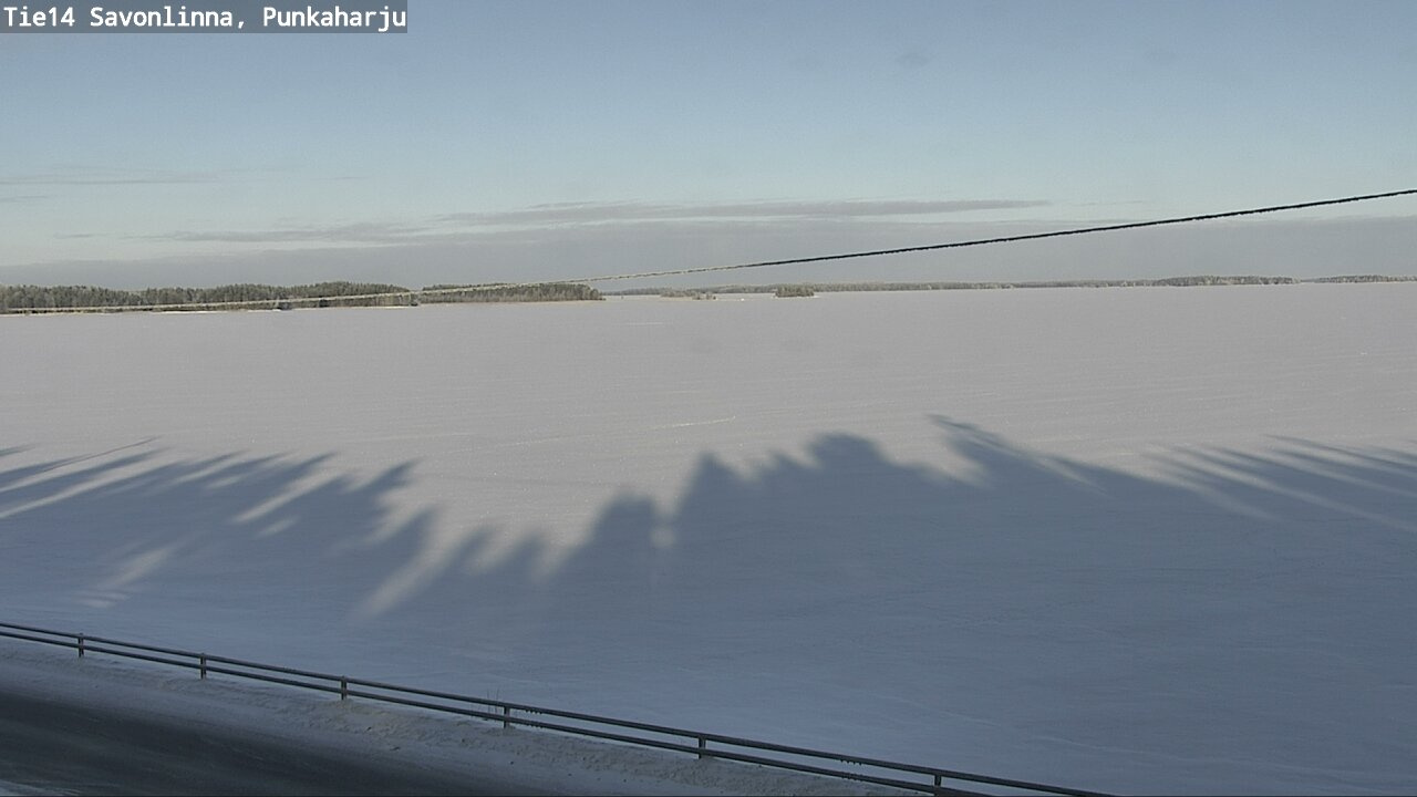 Weather Camera Image Road 14 Savonlinna, Punkaharju, Savonlinna, Etelä-Savo