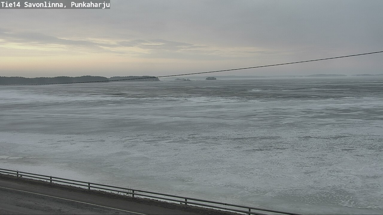 Weather Camera Image Väg 14 Savonlinna, Punkaharju, Savonlinna, Etelä-Savo