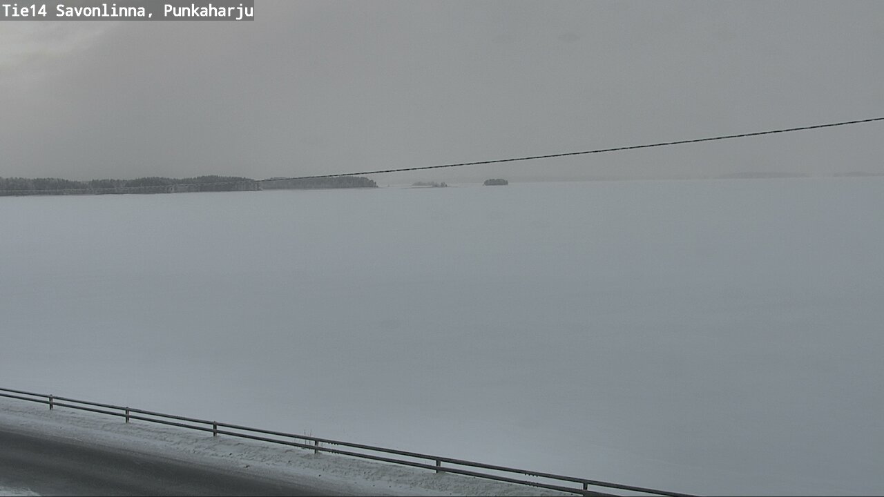Weather Camera Image Road 14 Savonlinna, Punkaharju, Savonlinna, Etelä-Savo