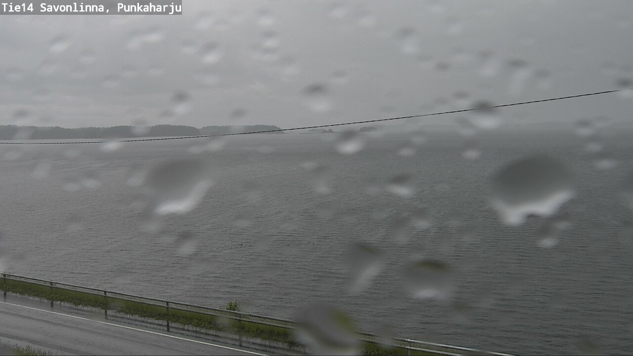 Weather Camera Image Väg 14 Savonlinna, Punkaharju, Savonlinna, Etelä-Savo