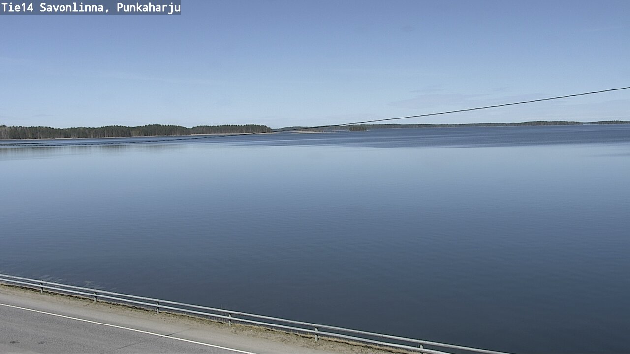 Weather Camera Image Väg 14 Savonlinna, Punkaharju, Savonlinna, Etelä-Savo
