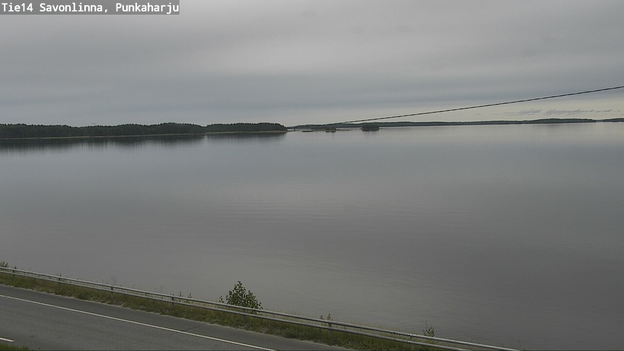 Weather Camera Image Väg 14 Savonlinna, Punkaharju, Savonlinna, Etelä-Savo