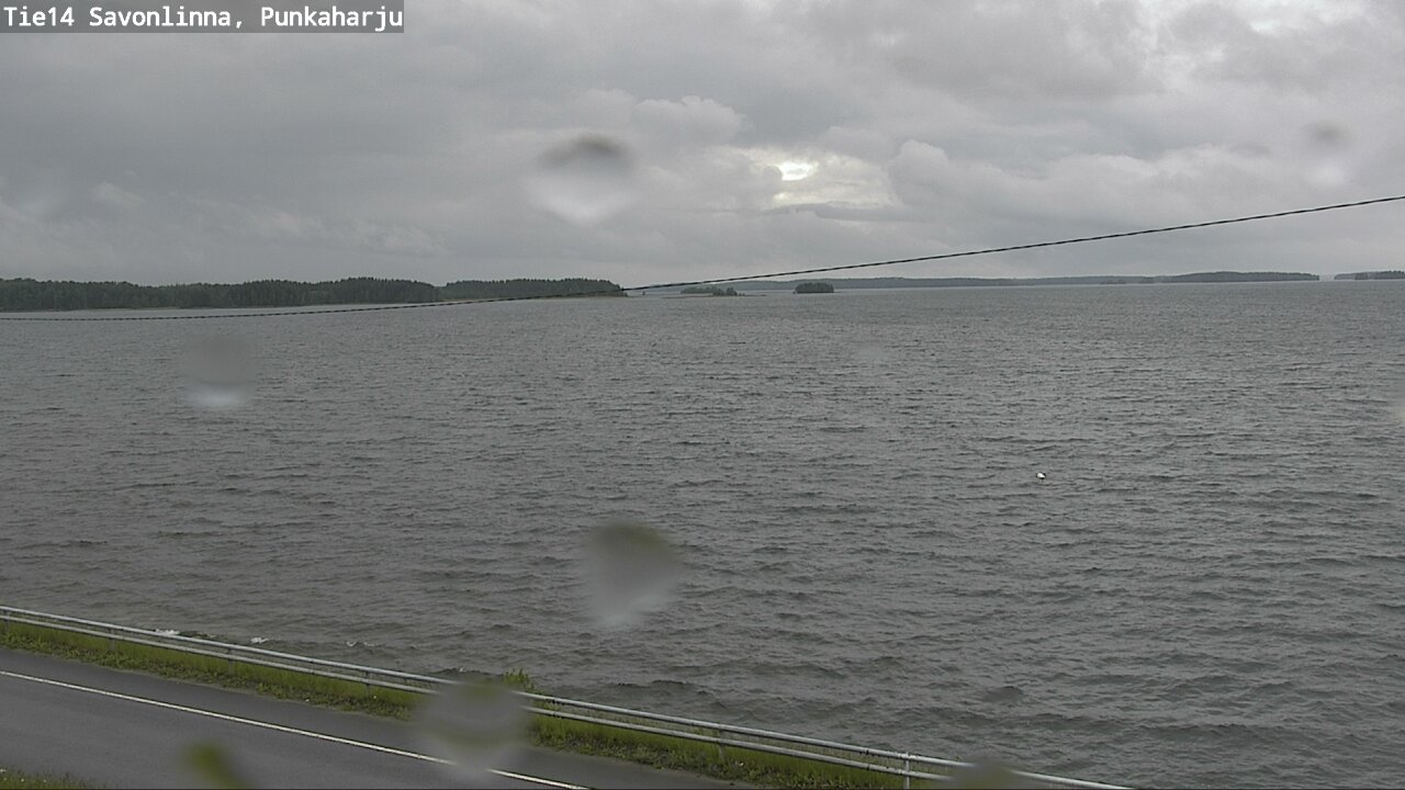 Weather Camera Image Väg 14 Savonlinna, Punkaharju, Savonlinna, Etelä-Savo