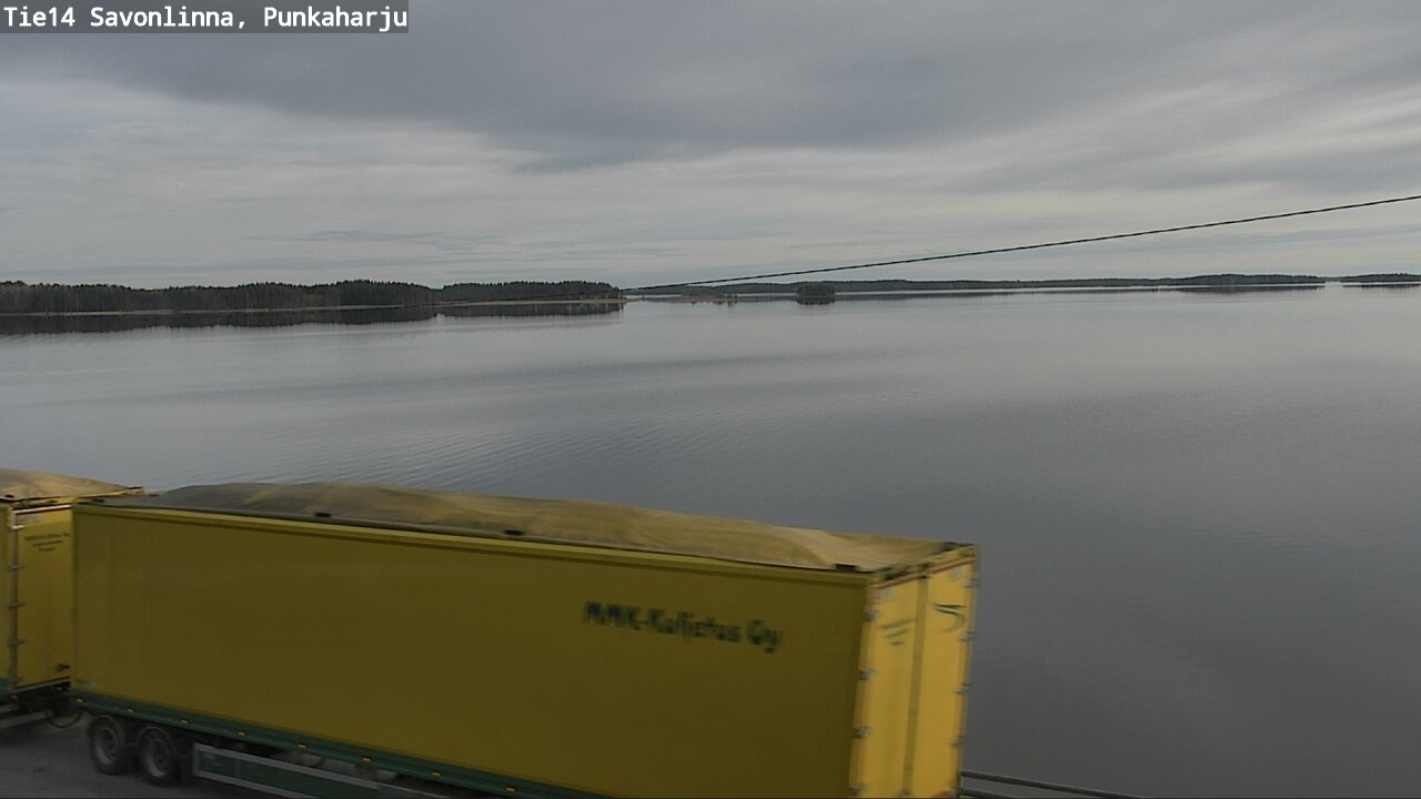 Weather Camera Image Road 14 Savonlinna, Punkaharju, Savonlinna, Etelä-Savo