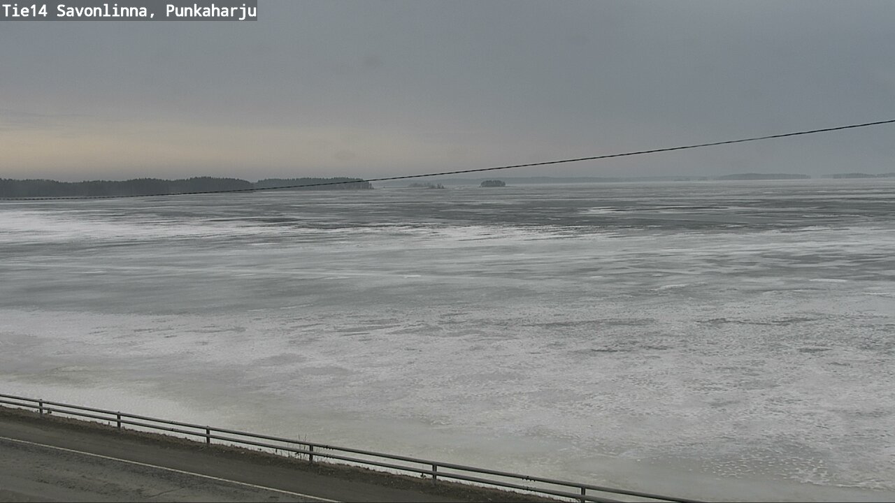 Weather Camera Image Väg 14 Savonlinna, Punkaharju, Savonlinna, Etelä-Savo