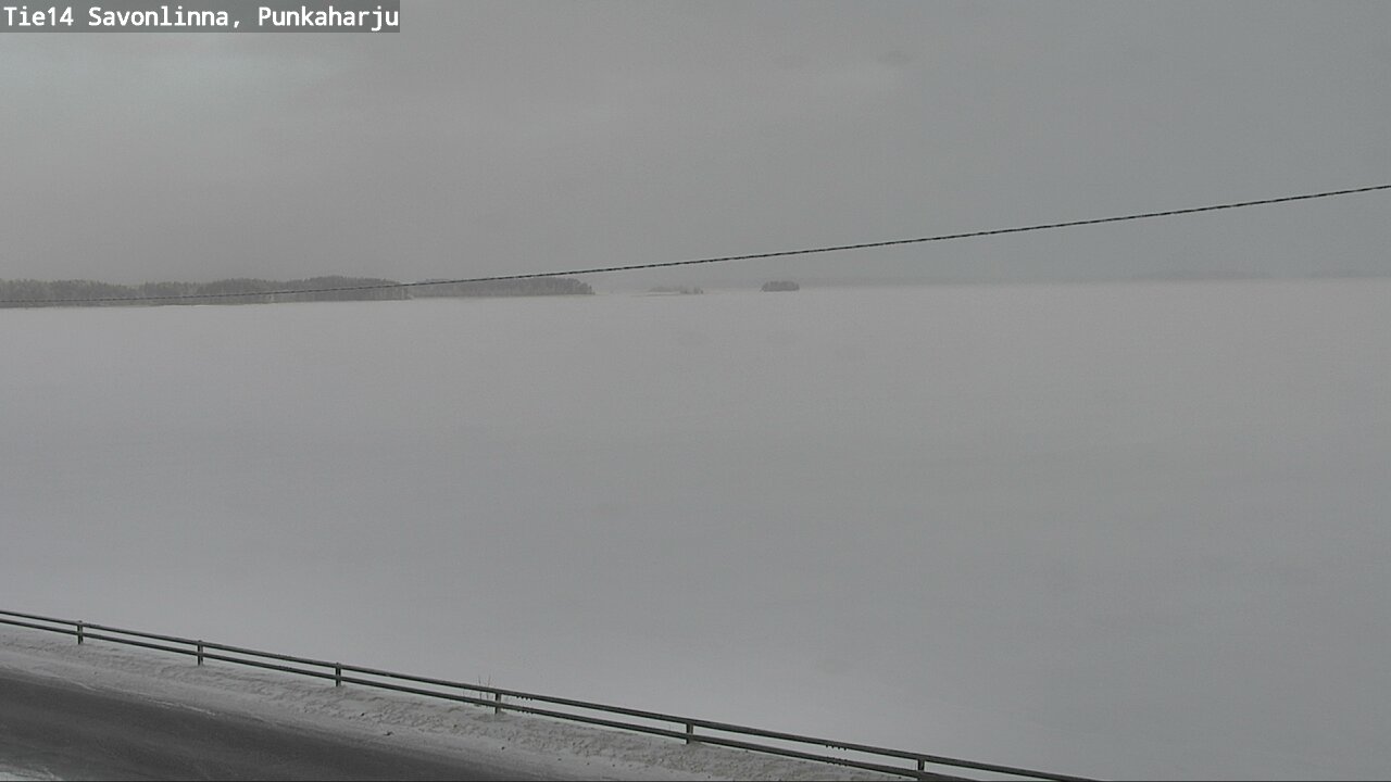 Weather Camera Image Road 14 Savonlinna, Punkaharju, Savonlinna, Etelä-Savo