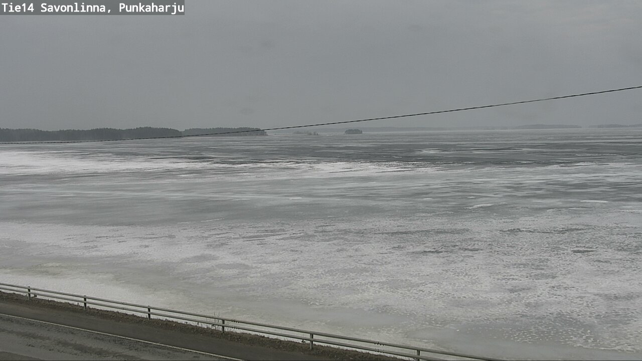 Weather Camera Image Väg 14 Savonlinna, Punkaharju, Savonlinna, Etelä-Savo