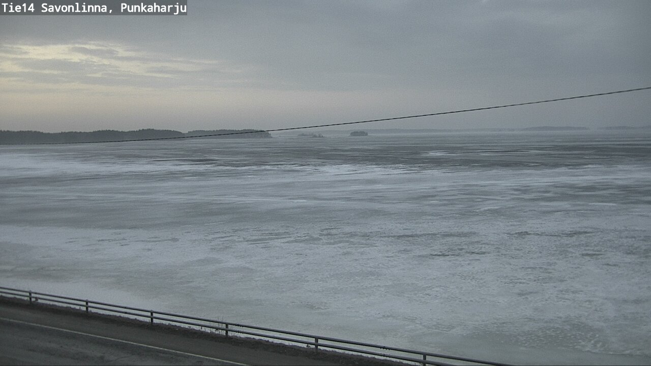 Weather Camera Image Väg 14 Savonlinna, Punkaharju, Savonlinna, Etelä-Savo