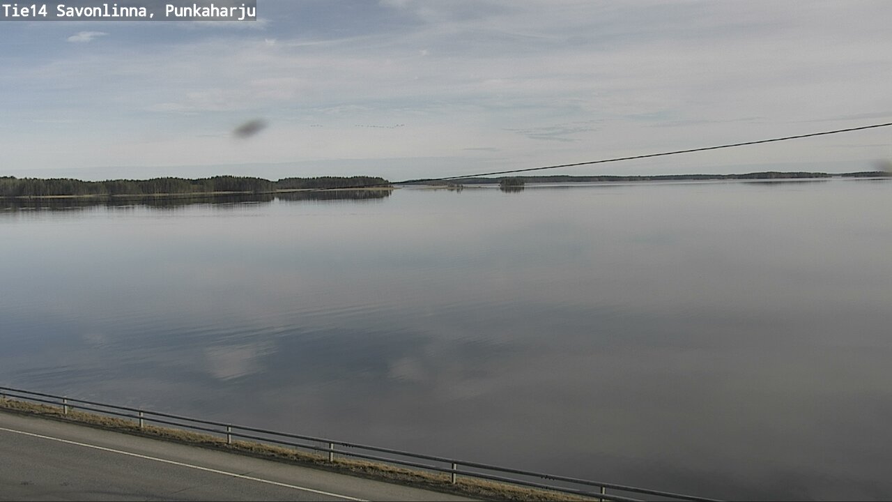 Weather Camera Image Väg 14 Savonlinna, Punkaharju, Savonlinna, Etelä-Savo