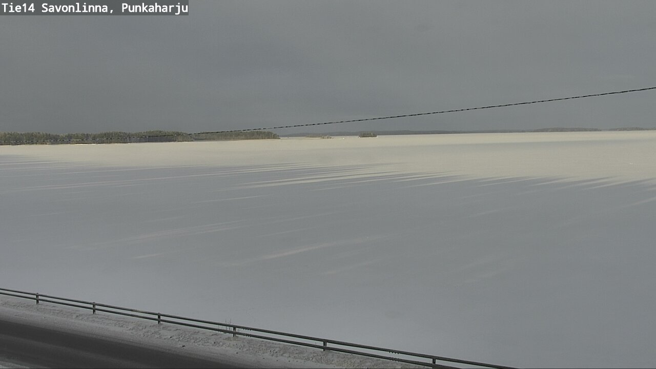 Weather Camera Image Road 14 Savonlinna, Punkaharju, Savonlinna, Etelä-Savo