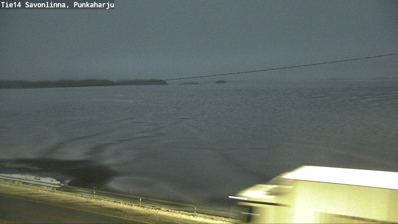 Weather Camera Image Väg 14 Savonlinna, Punkaharju, Savonlinna, Etelä-Savo
