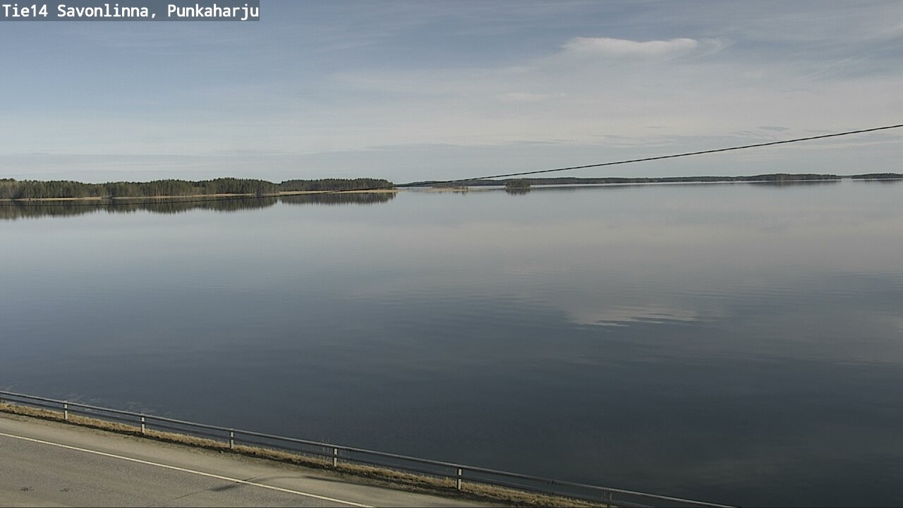 Weather Camera Image Väg 14 Savonlinna, Punkaharju, Savonlinna, Etelä-Savo