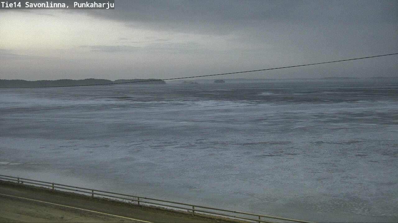 Weather Camera Image Väg 14 Savonlinna, Punkaharju, Savonlinna, Etelä-Savo