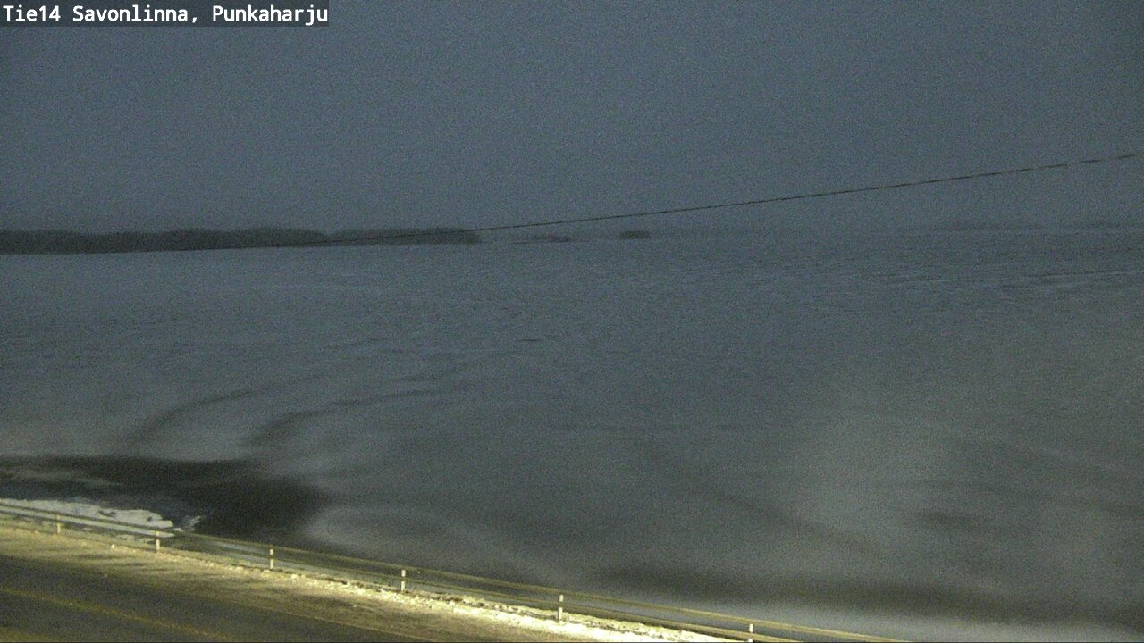 Weather Camera Image Väg 14 Savonlinna, Punkaharju, Savonlinna, Etelä-Savo