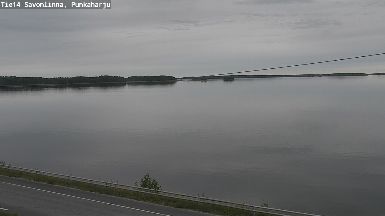 Weather Camera Image Väg 14 Savonlinna, Punkaharju, Savonlinna, Etelä-Savo