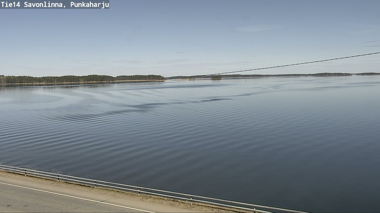 Weather Camera Image Road 14 Savonlinna, Punkaharju, Savonlinna, Etelä-Savo