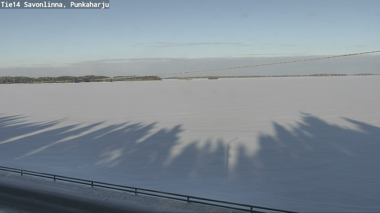 Weather Camera Image Road 14 Savonlinna, Punkaharju, Savonlinna, Etelä-Savo