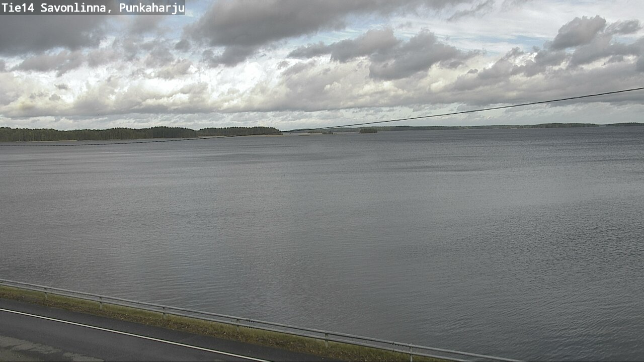 Weather Camera Image Väg 14 Savonlinna, Punkaharju, Savonlinna, Etelä-Savo