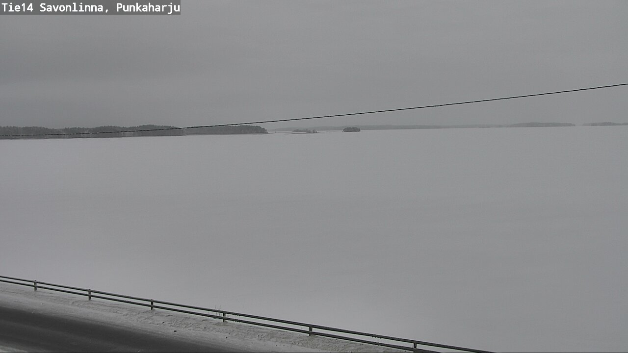 Weather Camera Image Väg 14 Savonlinna, Punkaharju, Savonlinna, Etelä-Savo
