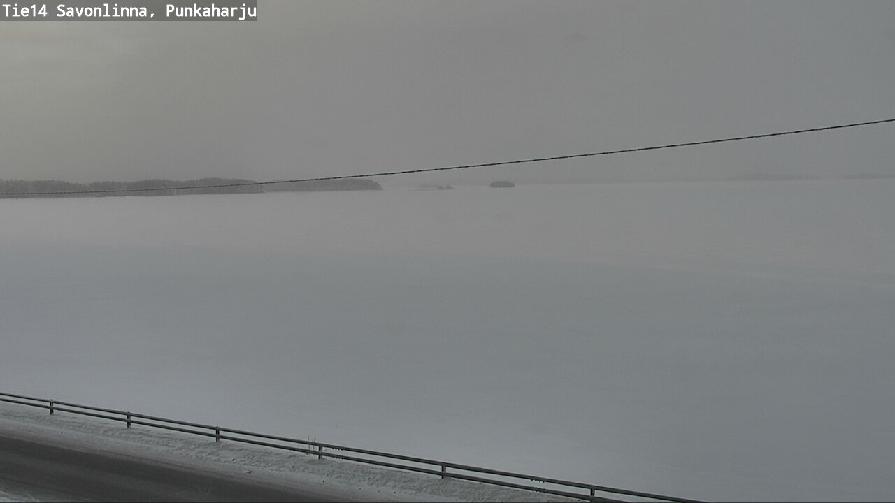 Weather Camera Image Road 14 Savonlinna, Punkaharju, Savonlinna, Etelä-Savo