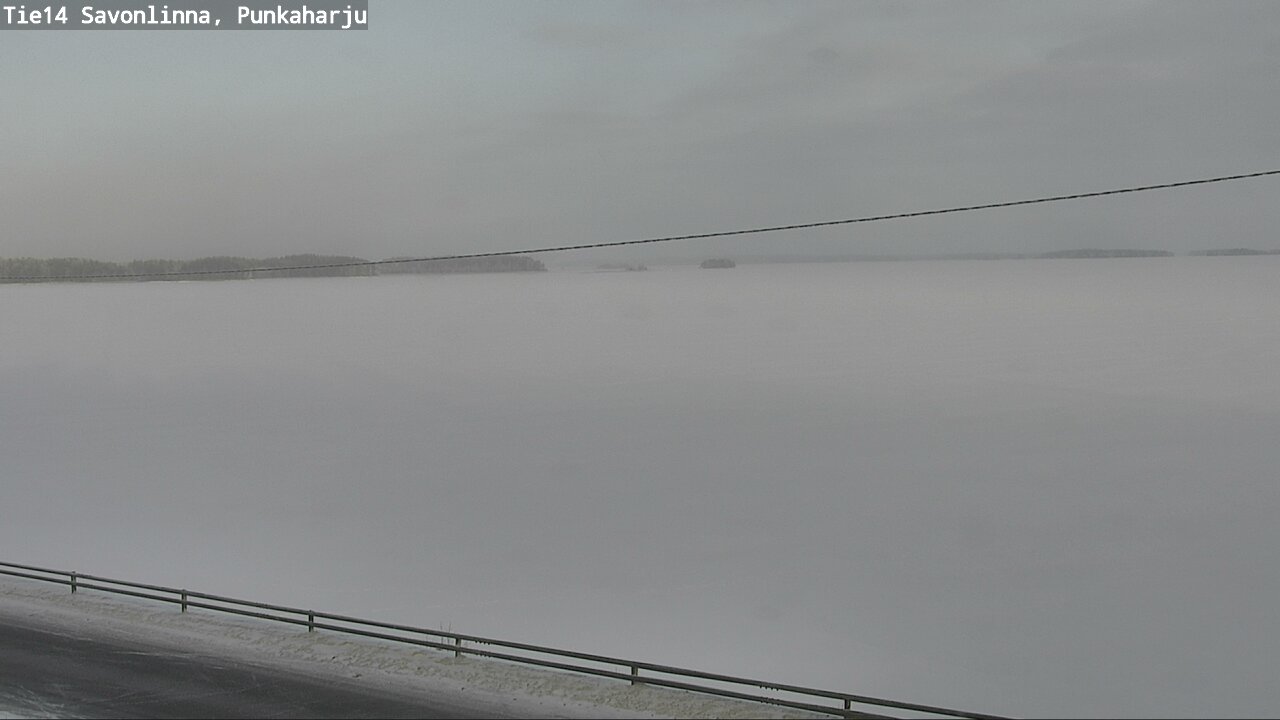 Weather Camera Image Road 14 Savonlinna, Punkaharju, Savonlinna, Etelä-Savo