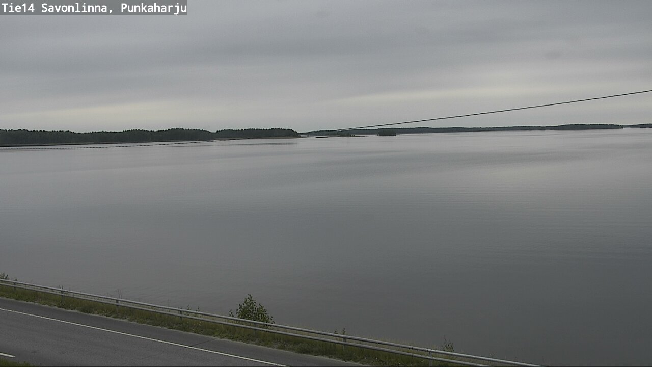 Weather Camera Image Väg 14 Savonlinna, Punkaharju, Savonlinna, Etelä-Savo