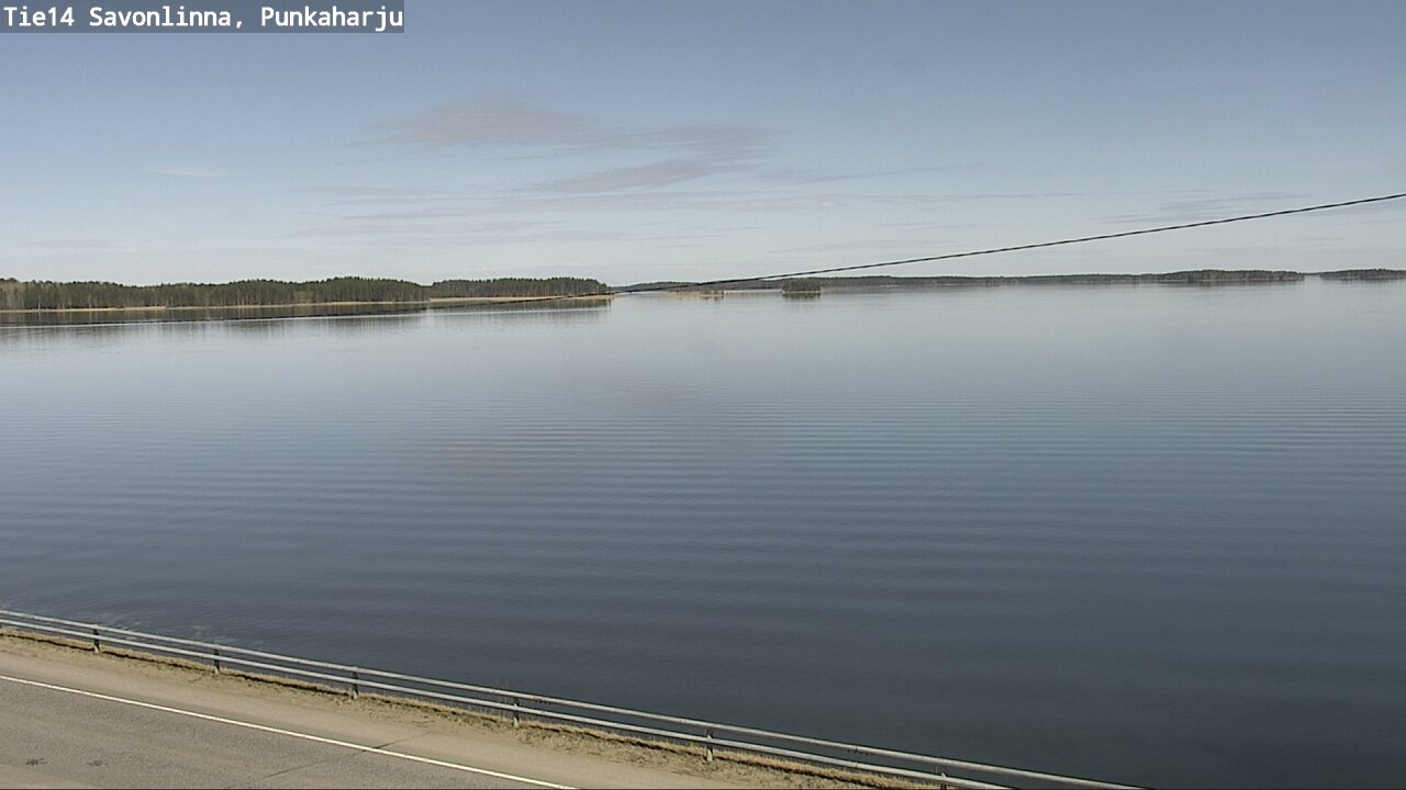 Weather Camera Image Road 14 Savonlinna, Punkaharju, Savonlinna, Etelä-Savo