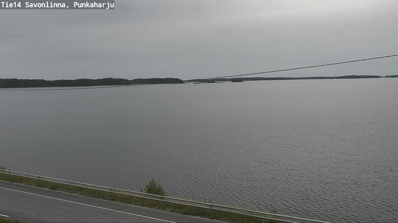 Weather Camera Image Väg 14 Savonlinna, Punkaharju, Savonlinna, Etelä-Savo