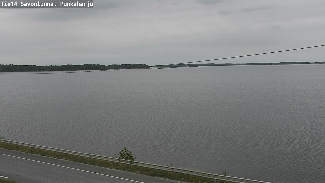 Weather Camera Image Väg 14 Savonlinna, Punkaharju, Savonlinna, Etelä-Savo