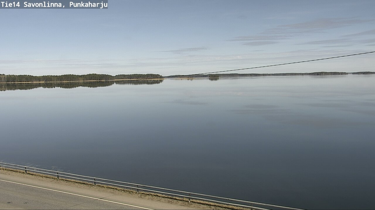 Weather Camera Image Road 14 Savonlinna, Punkaharju, Savonlinna, Etelä-Savo