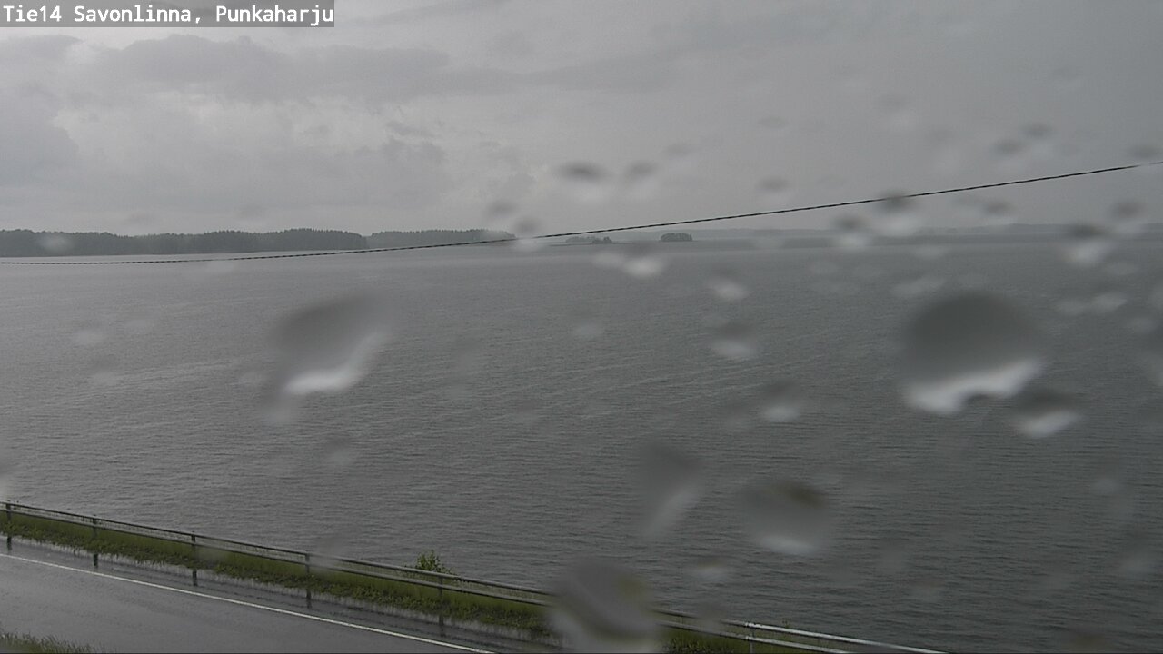 Weather Camera Image Väg 14 Savonlinna, Punkaharju, Savonlinna, Etelä-Savo