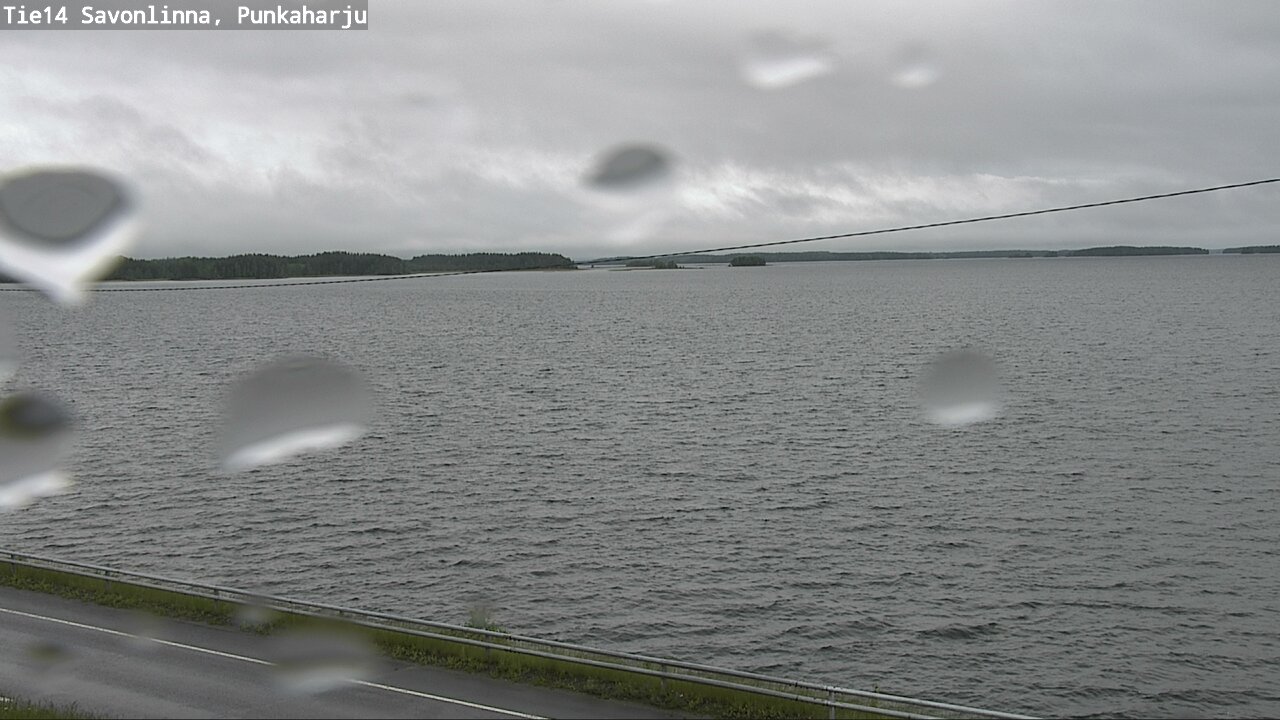 Weather Camera Image Road 14 Savonlinna, Punkaharju, Savonlinna, Etelä-Savo