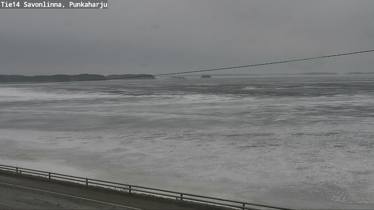 Weather Camera Image Väg 14 Savonlinna, Punkaharju, Savonlinna, Etelä-Savo