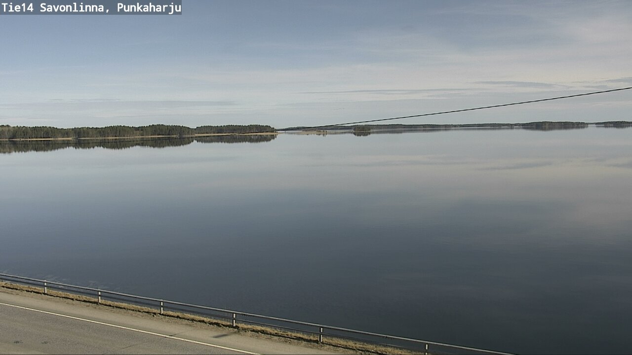 Weather Camera Image Väg 14 Savonlinna, Punkaharju, Savonlinna, Etelä-Savo