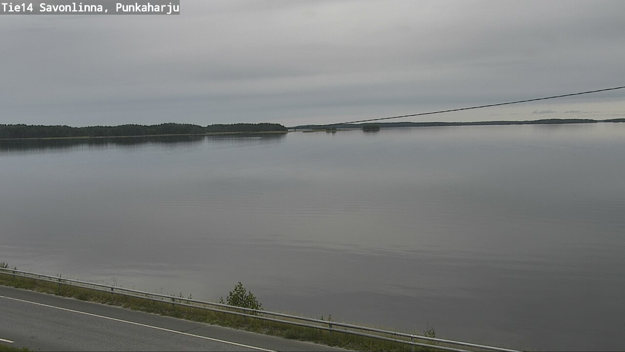 Weather Camera Image Väg 14 Savonlinna, Punkaharju, Savonlinna, Etelä-Savo
