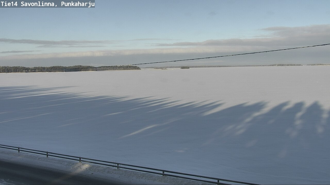 Weather Camera Image Road 14 Savonlinna, Punkaharju, Savonlinna, Etelä-Savo