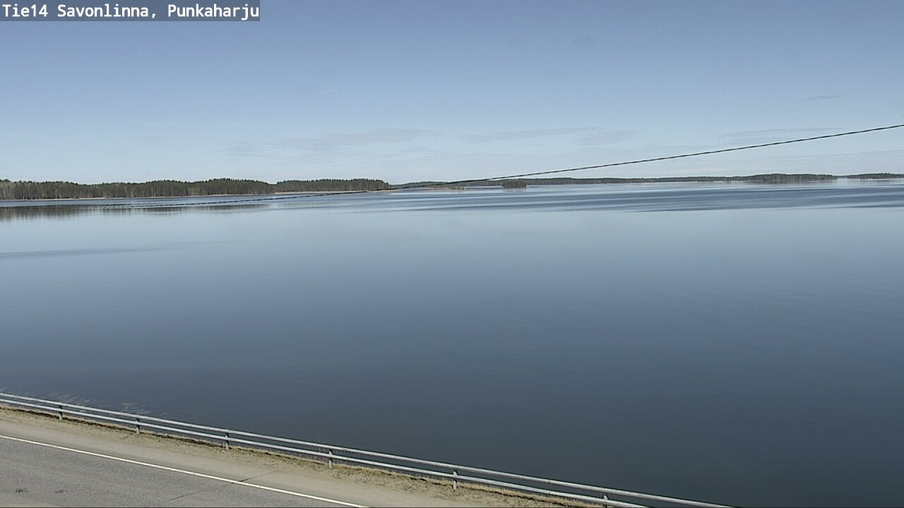 Weather Camera Image Väg 14 Savonlinna, Punkaharju, Savonlinna, Etelä-Savo