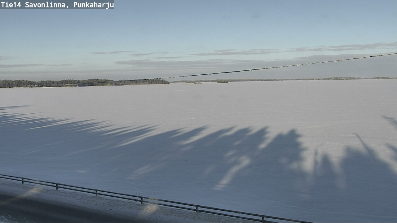 Weather Camera Image Road 14 Savonlinna, Punkaharju, Savonlinna, Etelä-Savo
