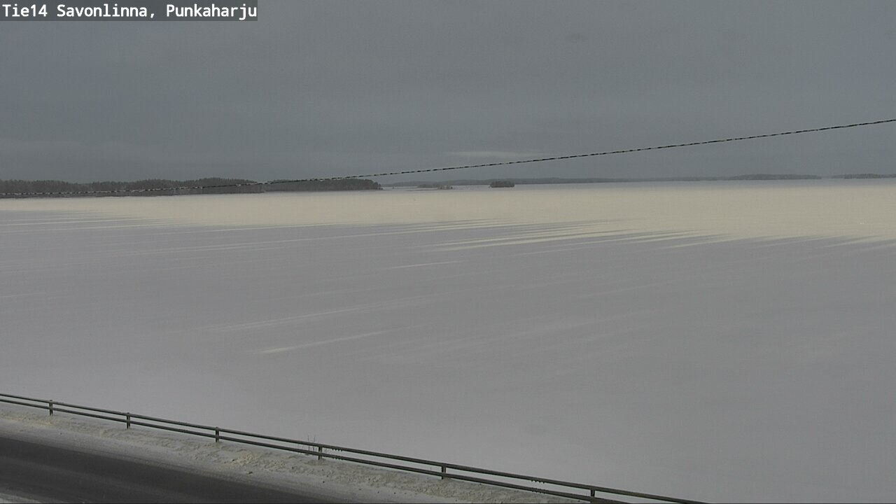 Weather Camera Image Road 14 Savonlinna, Punkaharju, Savonlinna, Etelä-Savo
