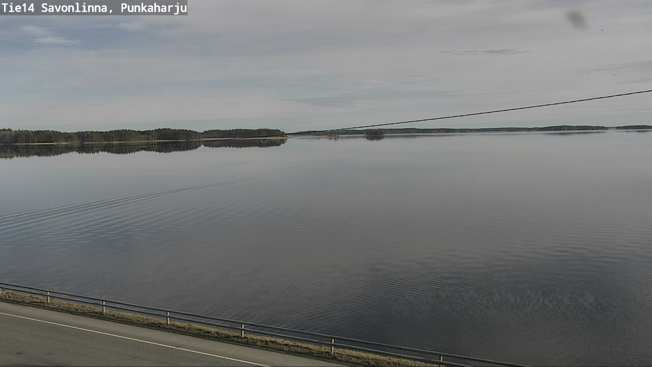 Weather Camera Image Väg 14 Savonlinna, Punkaharju, Savonlinna, Etelä-Savo