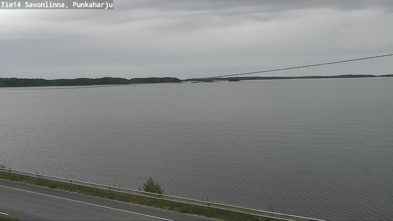 Weather Camera Image Väg 14 Savonlinna, Punkaharju, Savonlinna, Etelä-Savo