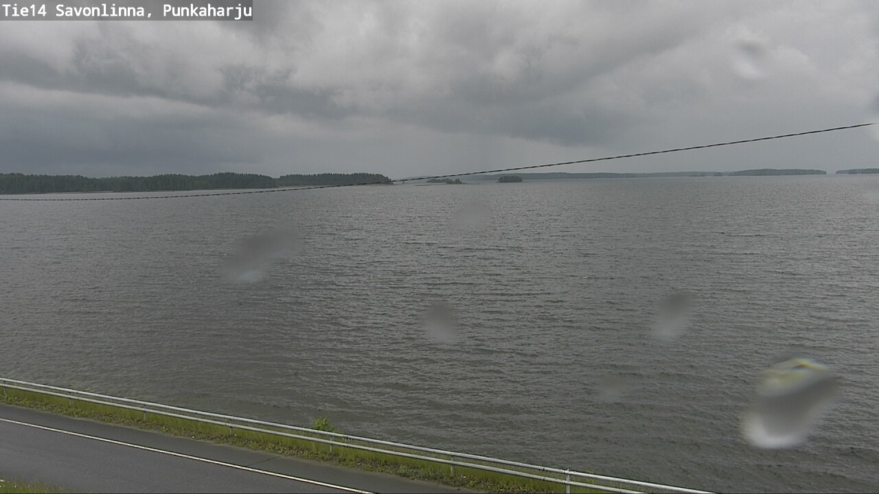 Weather Camera Image Väg 14 Savonlinna, Punkaharju, Savonlinna, Etelä-Savo