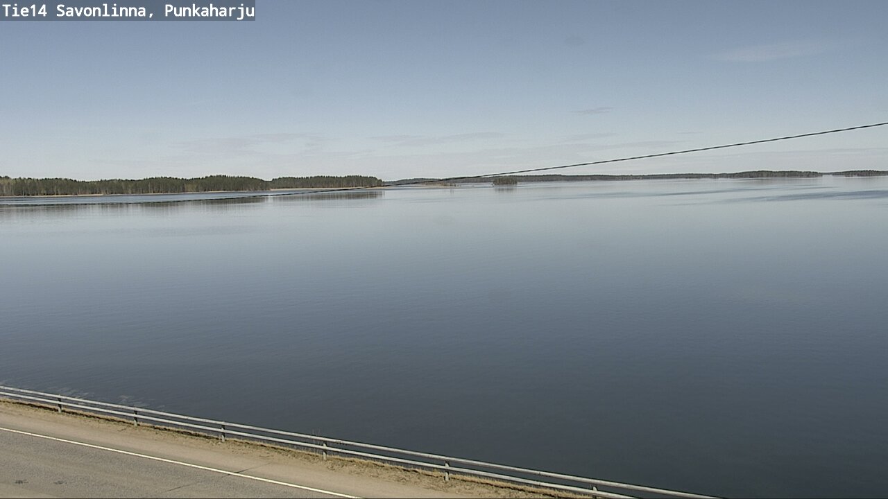 Weather Camera Image Väg 14 Savonlinna, Punkaharju, Savonlinna, Etelä-Savo