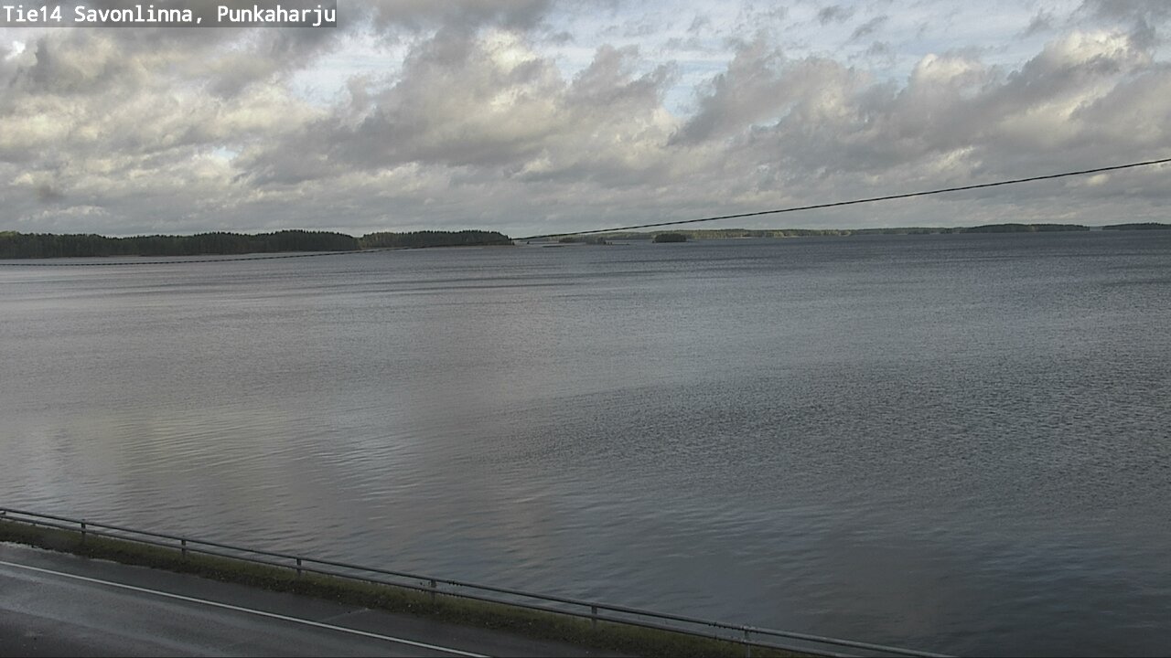 Weather Camera Image Väg 14 Savonlinna, Punkaharju, Savonlinna, Etelä-Savo