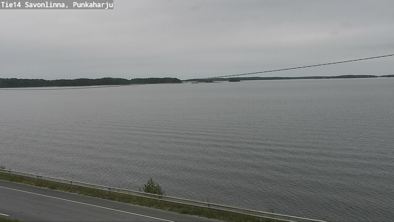Weather Camera Image Väg 14 Savonlinna, Punkaharju, Savonlinna, Etelä-Savo