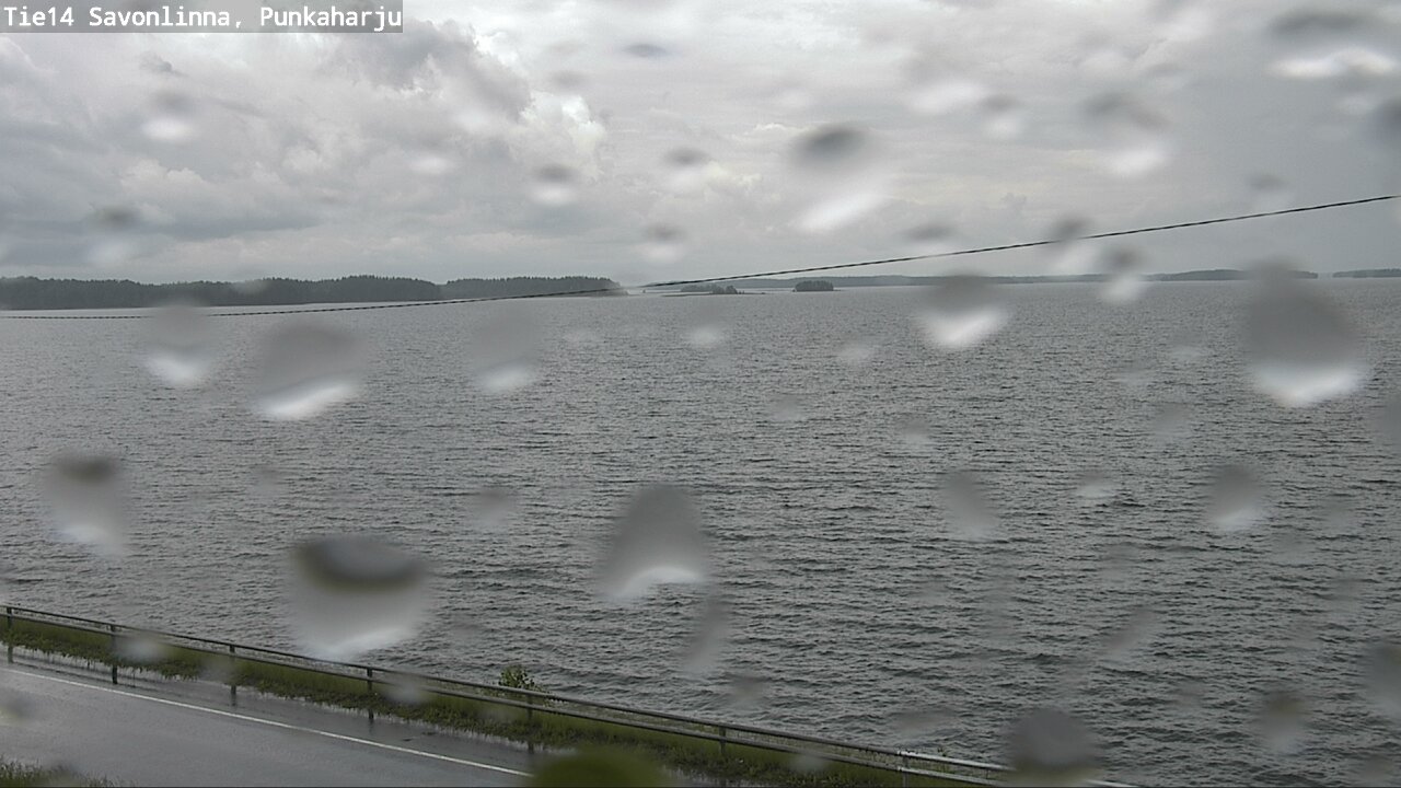 Weather Camera Image Väg 14 Savonlinna, Punkaharju, Savonlinna, Etelä-Savo