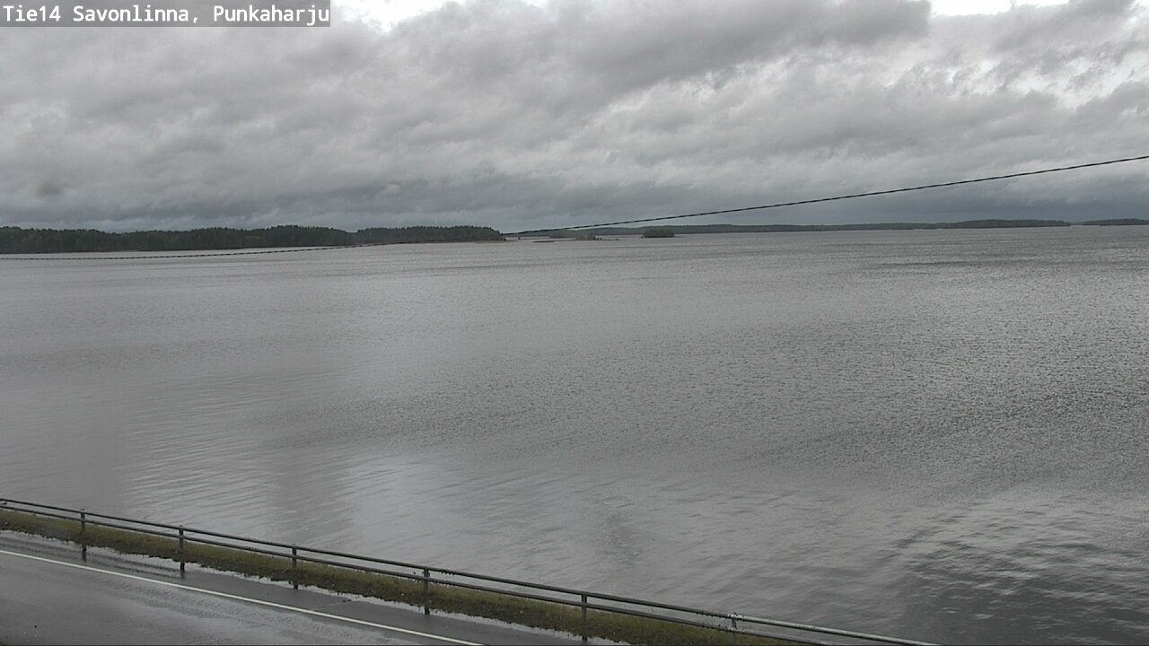Weather Camera Image Väg 14 Savonlinna, Punkaharju, Savonlinna, Etelä-Savo