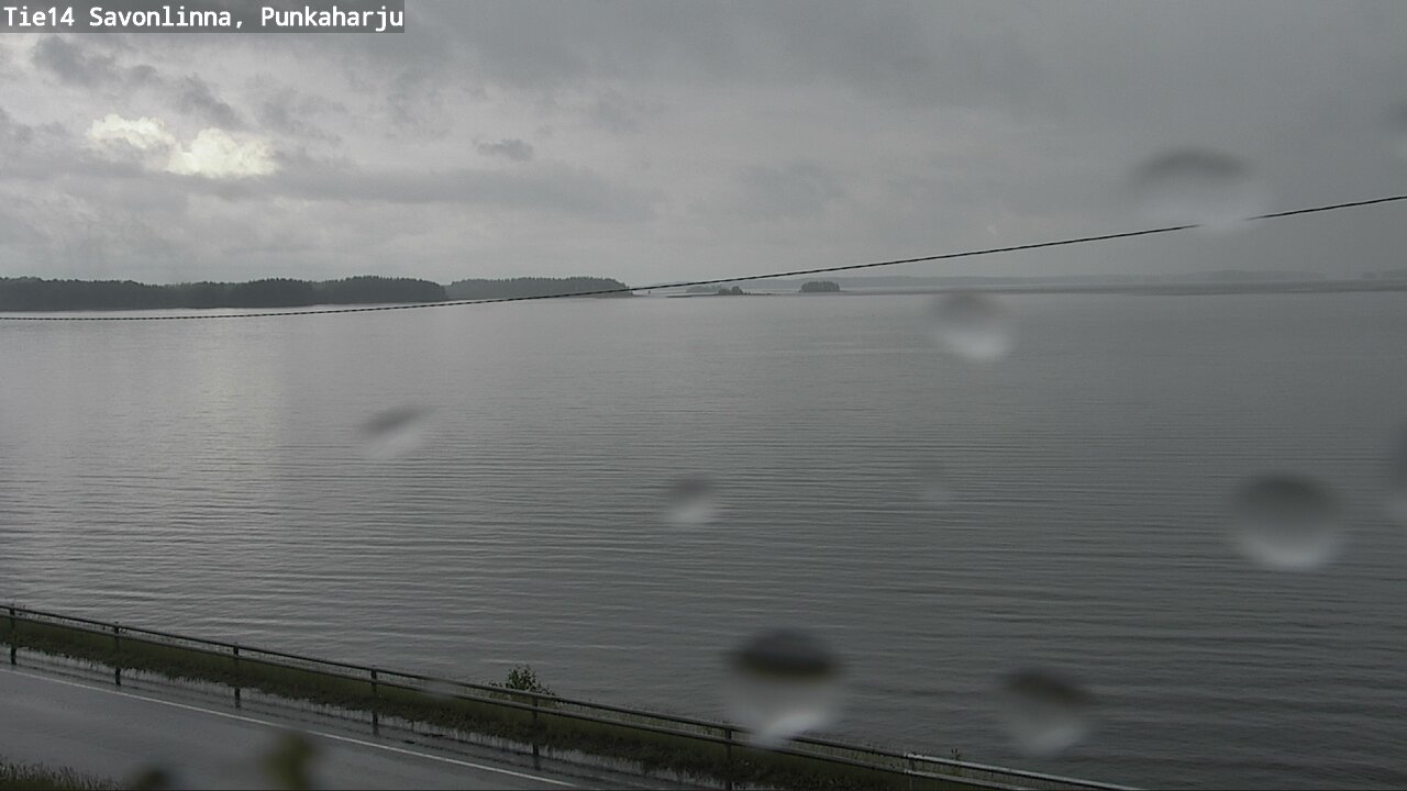 Weather Camera Image Road 14 Savonlinna, Punkaharju, Savonlinna, Etelä-Savo